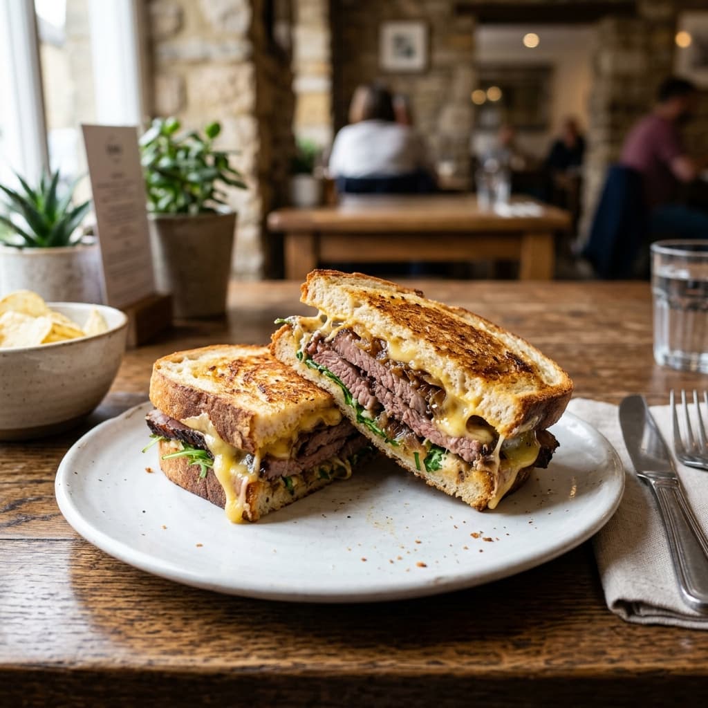 Smoked Beef & Cheese Toast